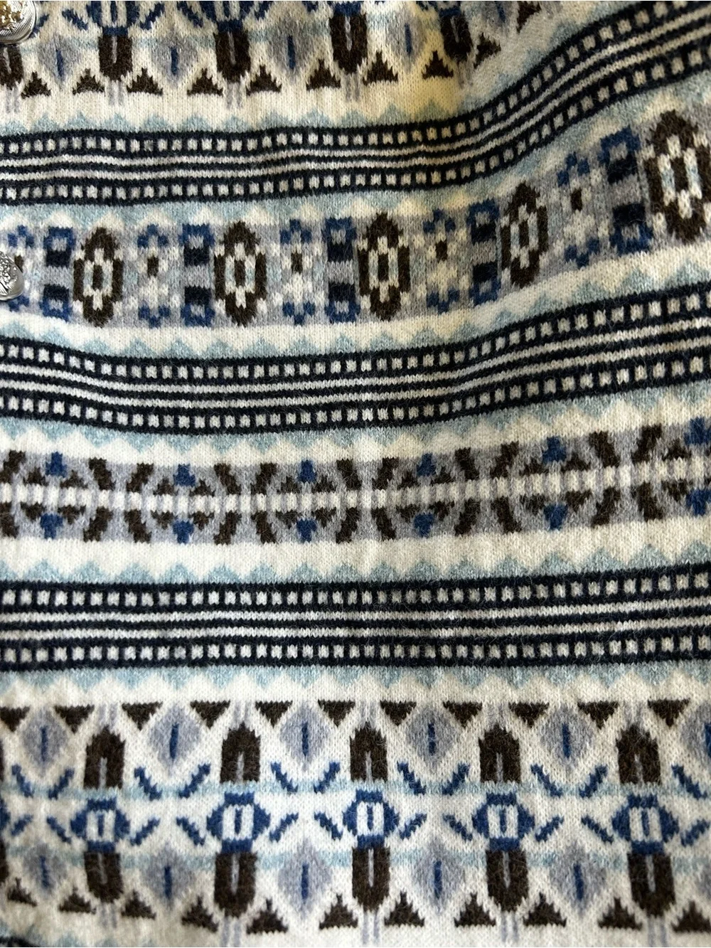 Fair Isle Stripe Cardigan